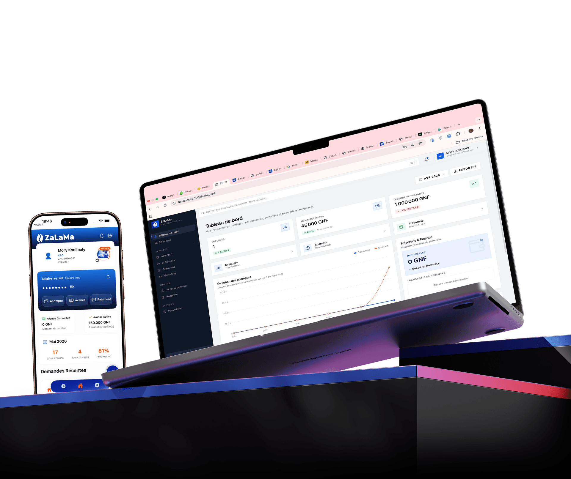 ZaLaMa interface preview