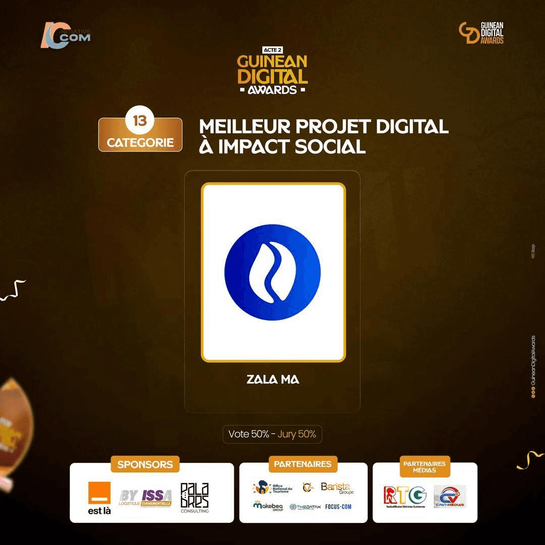 Nomination aux Guinean Digital Awards 2026