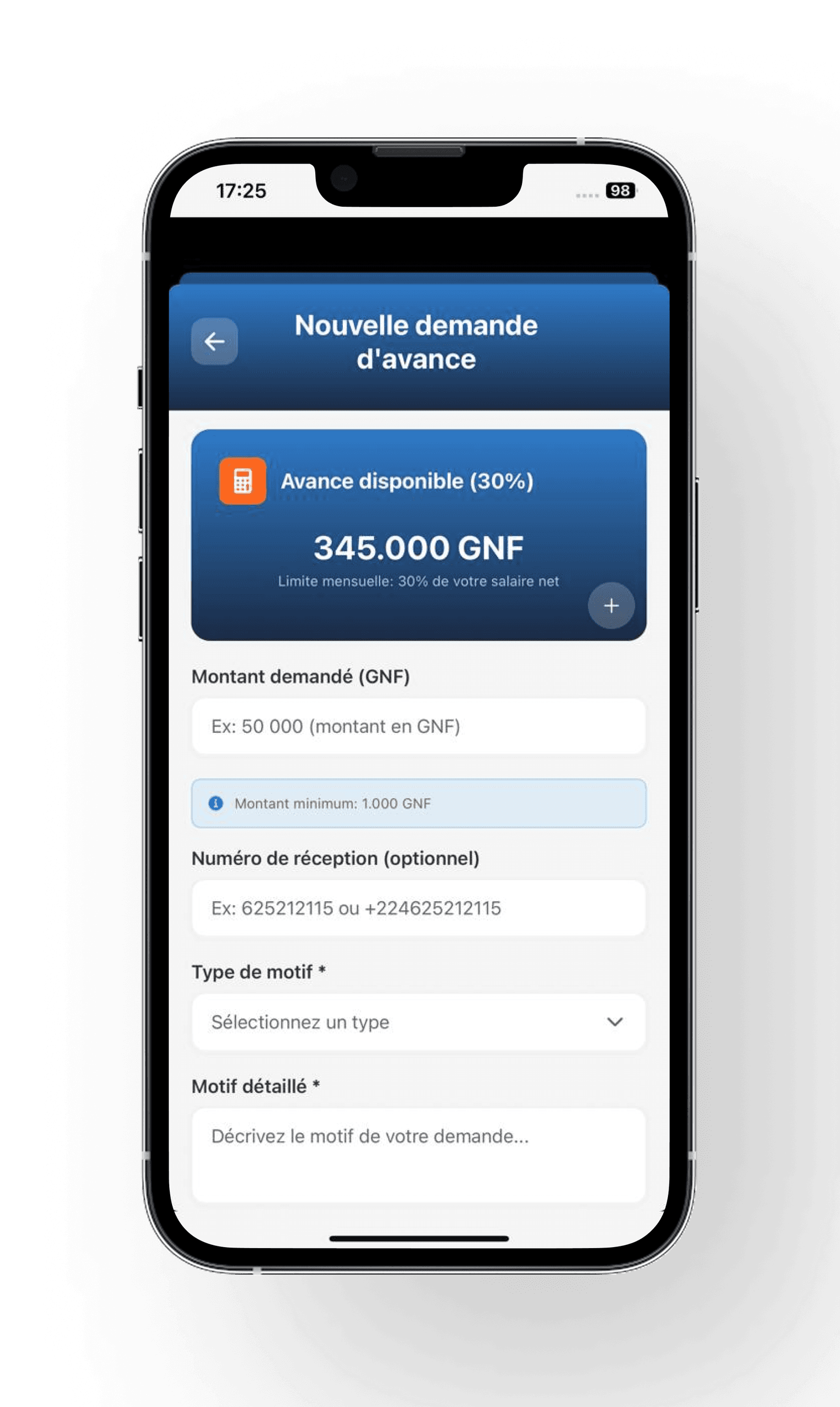 Application ZaLaMa sur iPhone